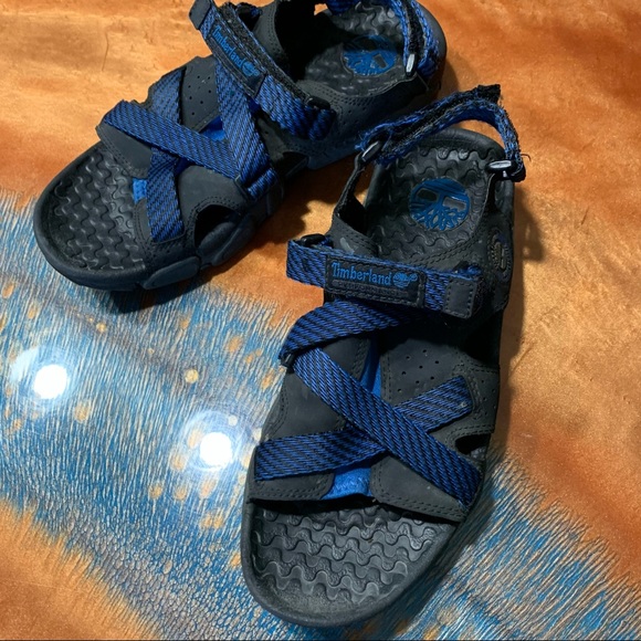 Timberland River Water sandals Blue black adjustable straps size 8 - Picture 1 of 8